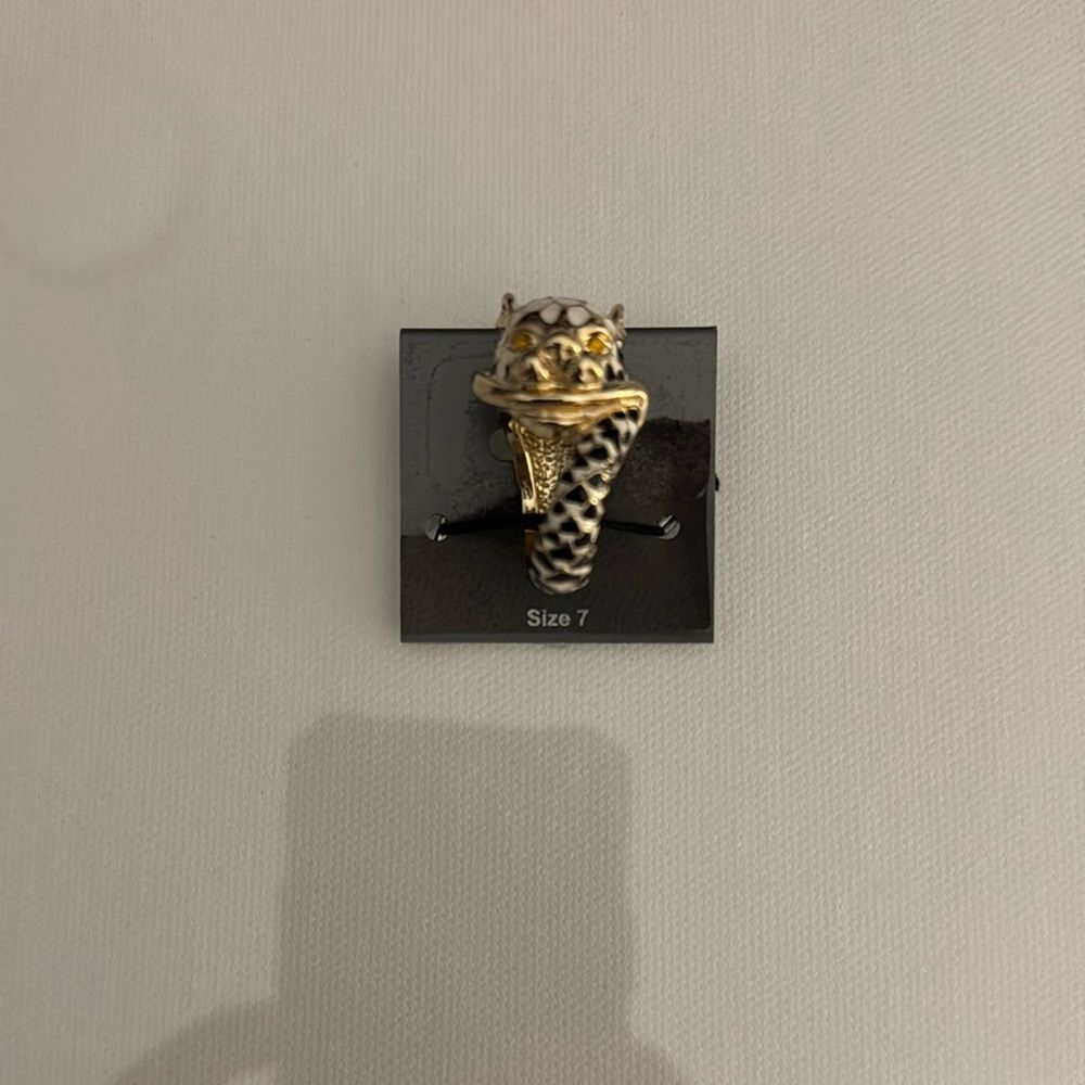 Express Dragon Ring Womens 7 Cow Print